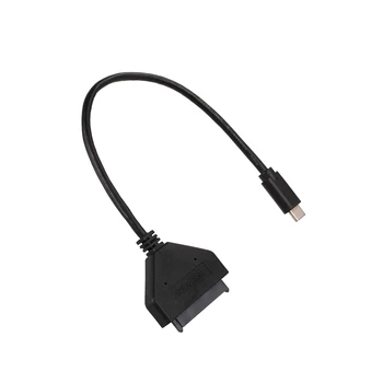 

Type C to SATA Adapter 2.5 Inch Hard Drive SSD Cable Converter Type C to SATA 22 Pin Fast Speed Fast Transmission Speed