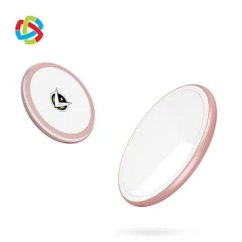 

2019 most popular gift Makeup Mirror With Wireless charger Charger Iphone With LED Lighted HLQ-I2