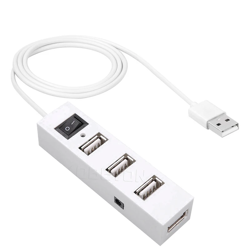 Kebidu новинка высокоскоростной мини разветвитель для компьютера 4 порта USB 2