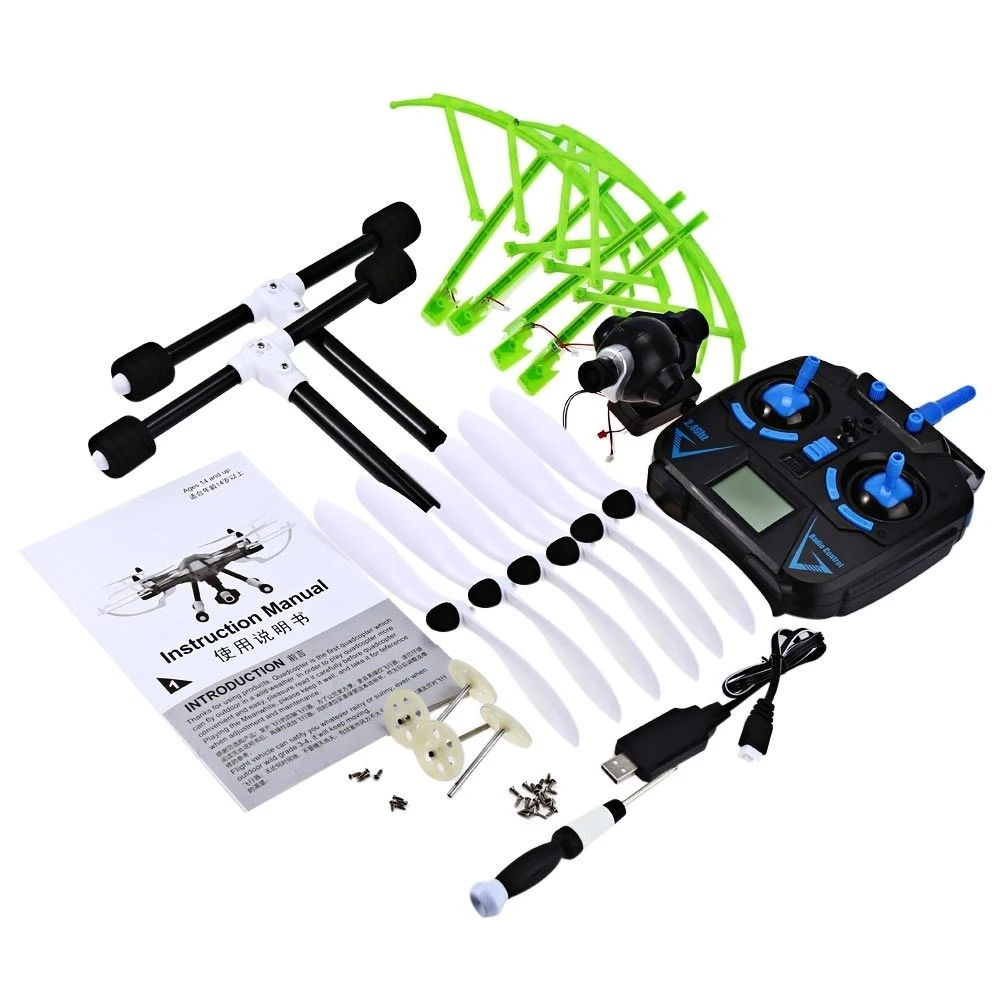 JJRC H26D RC Drones Dron 6 Axis Gyro 2.4GHz 4CH RC Quadcopter with 5.0MP Wide Angle Camera 360 Degree Eversion Helicopter Toys