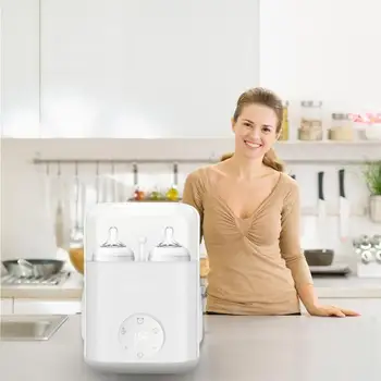 

Baby Double Bottle Sterilizer Milk Warmer Heater for Breast Milk Feeding Multifunction Device Baby Feeding Double Bottle Sterili