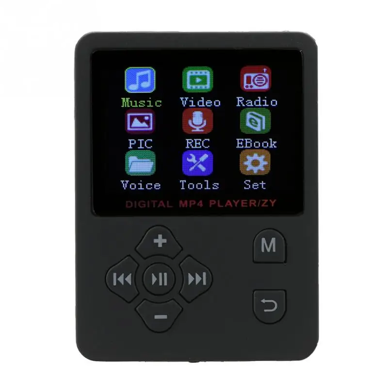 

Lightweight HiFi MP3 MP4 Music Player Color Screen Portable Video Player Support Raido E-book Voice Recording with Earphones