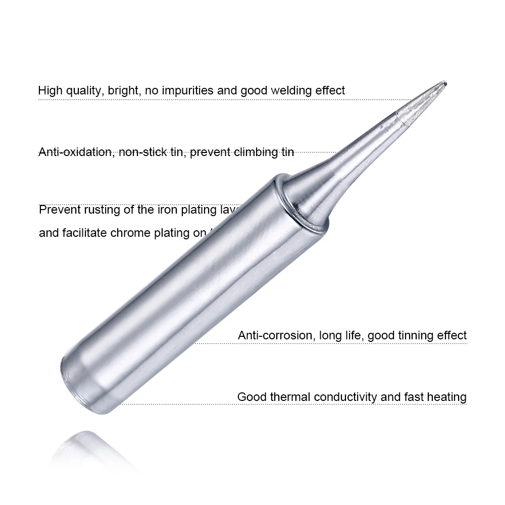 Электрический паяльник JelBo конический скос 5 шт. 900M T B 60 Вт|soldering iron tip|iron tip60w soldering |