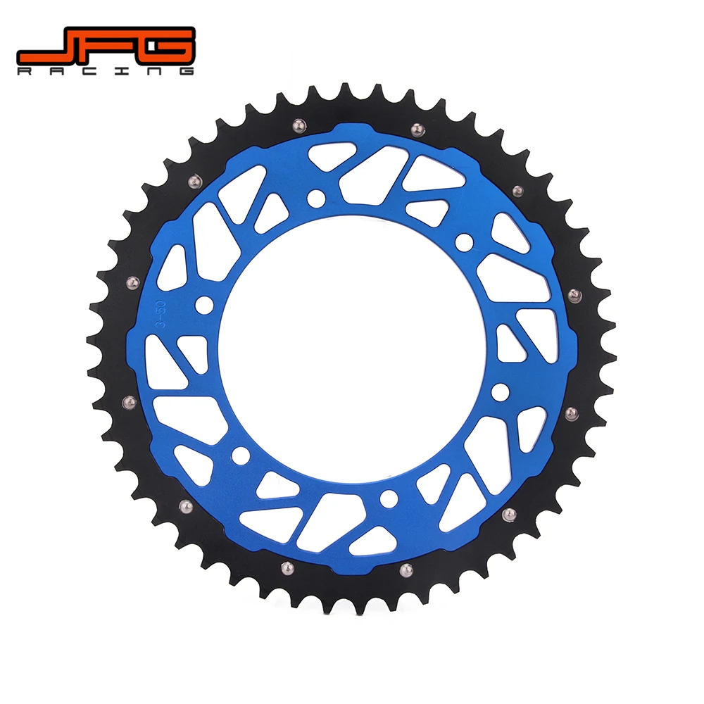 Задняя звездочка цепи для мотоцикла сталь алюминий 48 49 50 51 T YAMAHA YZ125 YZ250 WR250F YZ250F WR426F