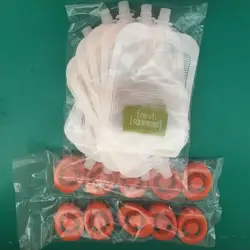 BeiKangMei 50 шт. один применение сумка для еды упаковка дой-Пак с носиком пластик смузи Squeeze сумки многоразового сохранение свежести сумка с