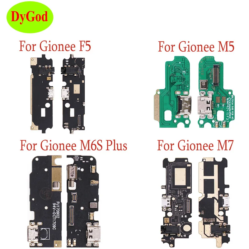 DyGod For Gionee F5 M5 Micro Dock Connector Board USB Charging Port Flex Cable Replacement M6S Plus M7 | Мобильные телефоны и