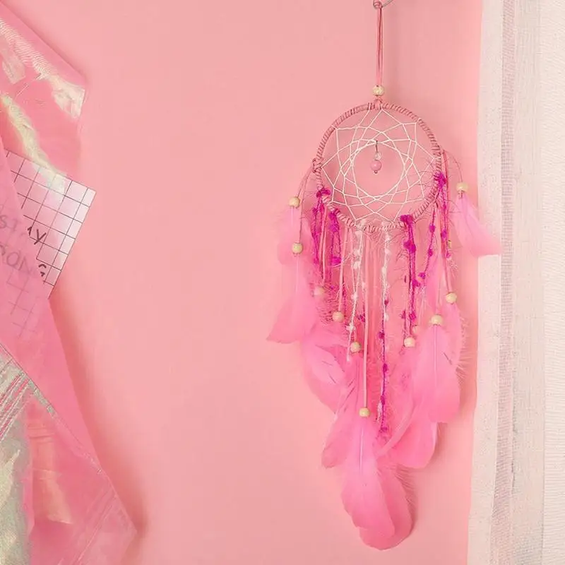Feather Beads Dream Catcher Net Dreamcatcher Home Hanging Decor Ornament