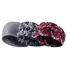 Йога головной платок для спорта на открытом воздухе бег высокоэластичная быстросохнущая повязка для волос Баскетбол Фитнес Влагоотводящая широкая головная повязка