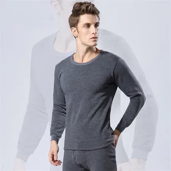 

2Pcs thermal underwear Pyjamas for johns men/women warm thick thermo set male long velvet BDFAD