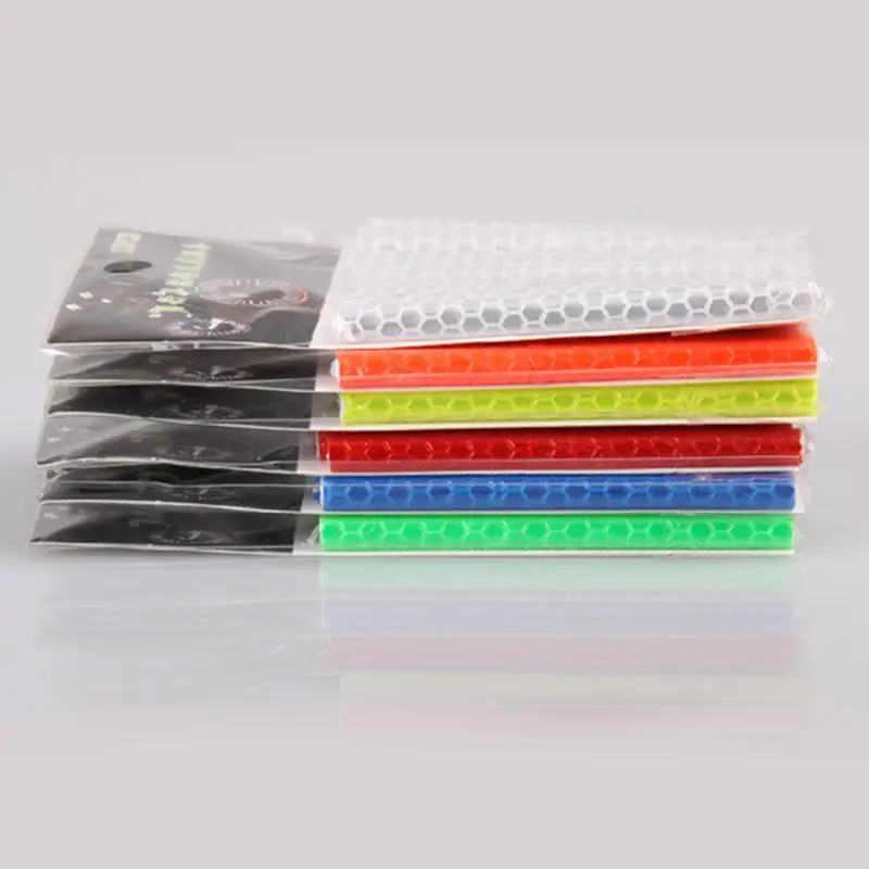 New Fluorescent MTB Bicycle Wheel Spoke Bike Sticker Cycling Wheel Rim Reflector Lighting Bike Spoke Reflective Strips