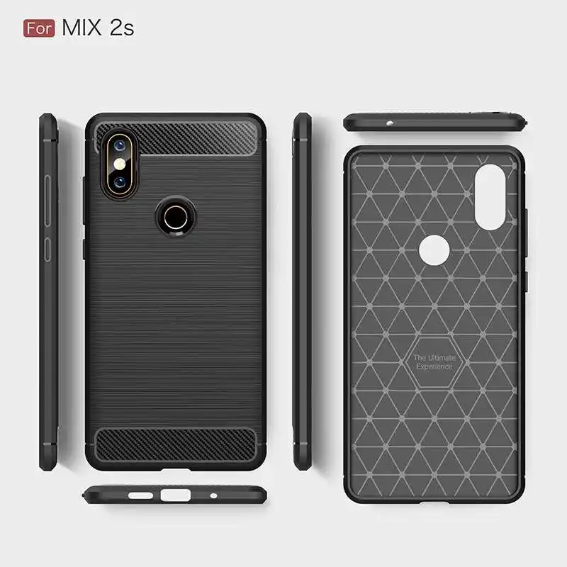 Mokoe mi модный Ударопрочный Мягкий силиконовый чехол 5,9" для Xiaomi mi Mix 2s Чехол для Xiaomi mi Mix 2s mi x2s чехол для телефона