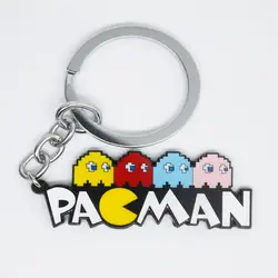 PacMan брелок Классический ретро PAC-MAN брелок для ключей знак Косплей Аксессуары подарок