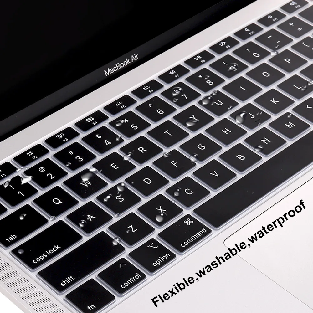 Чехол для клавиатуры с кожаным рукавом MacBook Air 13 2018 A1932 ультра тонкий силиконовый