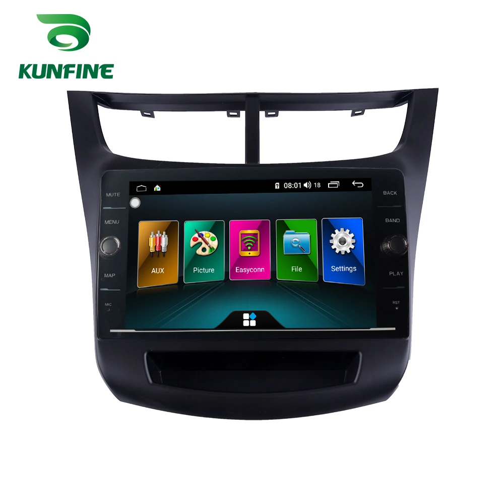Cheap Octa Core RAM 4GB Android 8.1 Car DVD GPS Navigation Player Deckless Car Stereo For Chevrolet SAIL 2015 Radio Headunit Device 1