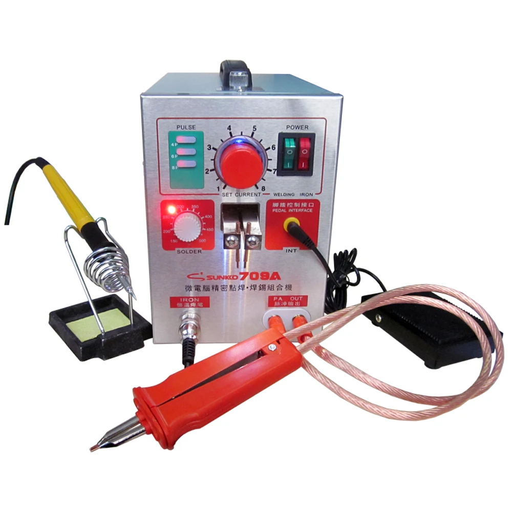 

709A Lithium Battery Clamp Automatic Microcomputer Digital Display Pulse Mobile Welding Machine Universal Pen Nickel Spot Welder