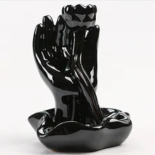 Керамический дым водопад курильница для благовоний горелка курильница печь для ароматерапии ремесла орнамент домашний сад Декор поставки