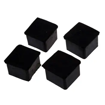 

Promotion! 4 Pcs Rubber Chair Cupboard Foot Castor Cups Cover Floor Protector
