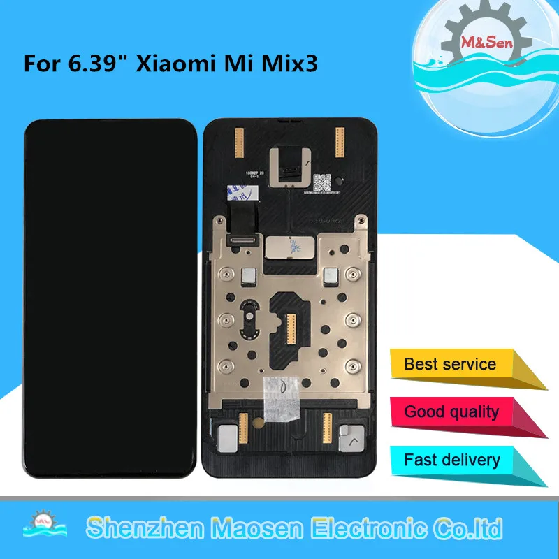 US $100.79 MSen 639 For Xiaomi Mi Mix3 MiMix 3 MI MIX 3 Super AMOLED LCD Display Screen With FrameTouch Panel Screen Digitizer