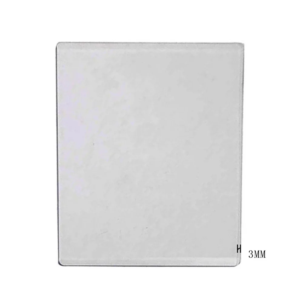 

New 3mm thick DIY Acrylic Die Cutting Embossing Machine Plate Replacement Pad Scrapbooking Paper Craft LF6033