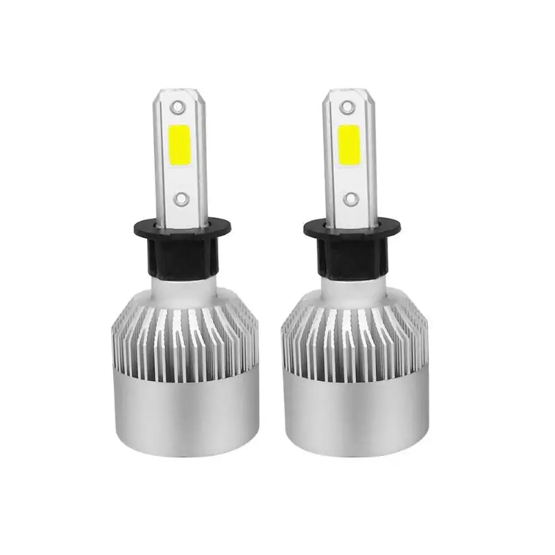 

1 Pair H3 LED 72W 6500K 8000LM S4 Car Headlight Hi/Lo Beam Auto Bulbs IP67 Waterproof Universal Brightness Bulbs Energy Saving
