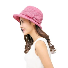 Корейская женская панама хлопок Бант Печатных рыболовные кепки элегантные женские уличные летние пляжные шапки для рыбака складной солнцезащитный козырек