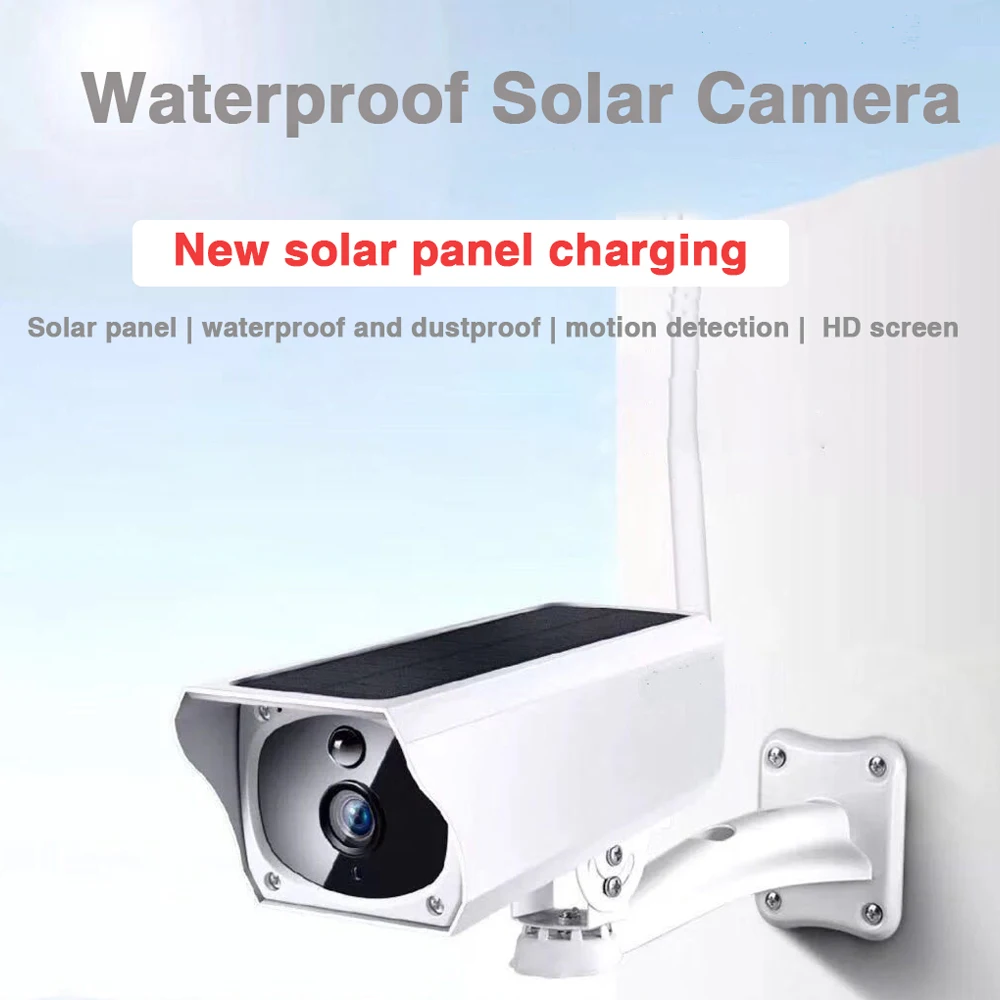 

HD 1080P 2MP Solar Smart IP Camera Wifi Wireless IP67 Waterproof Outdoor Indoor Security Surveillance Camera Support ONVIF