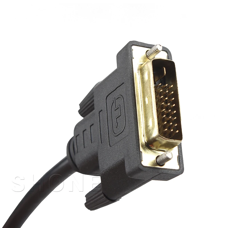 Кабель адаптер DVI HDMI штекер гнездо HD двусторонний в обоих направлениях от