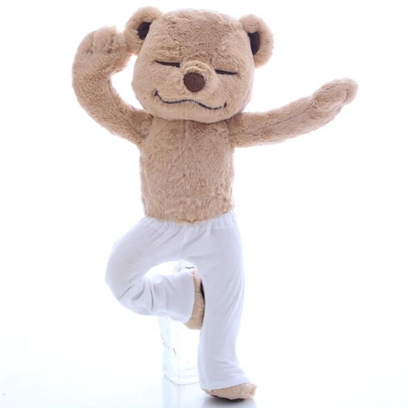 Humor Ted Yoga Bear с суставами мягкие плюшевые игрушки и подарки для мальчиков девочек