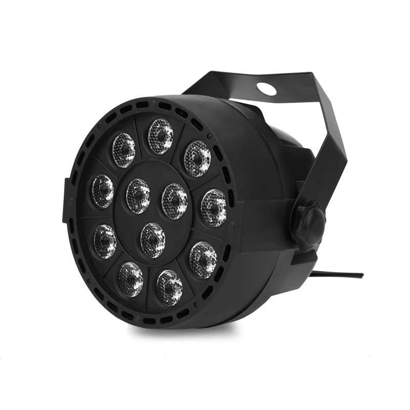 Eu/us светодиодные par-прожекторы Rgbw Dmx512 Disco лампа освещение для сцены голосовой активации для дискотек Музыка света лампочка для дискотеки