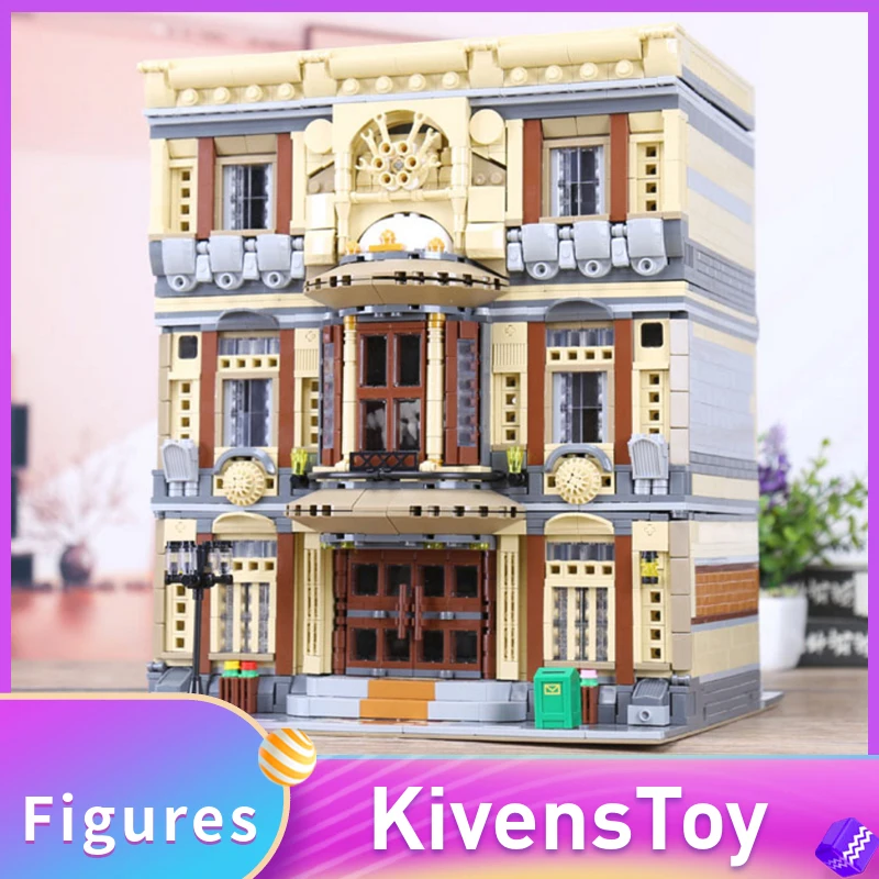

IN STOCK The Maritime Museum Set XingBao 01005 Genuine Building Blocks Bricks Toy Compatible with Lego City Architecture 5052Pcs