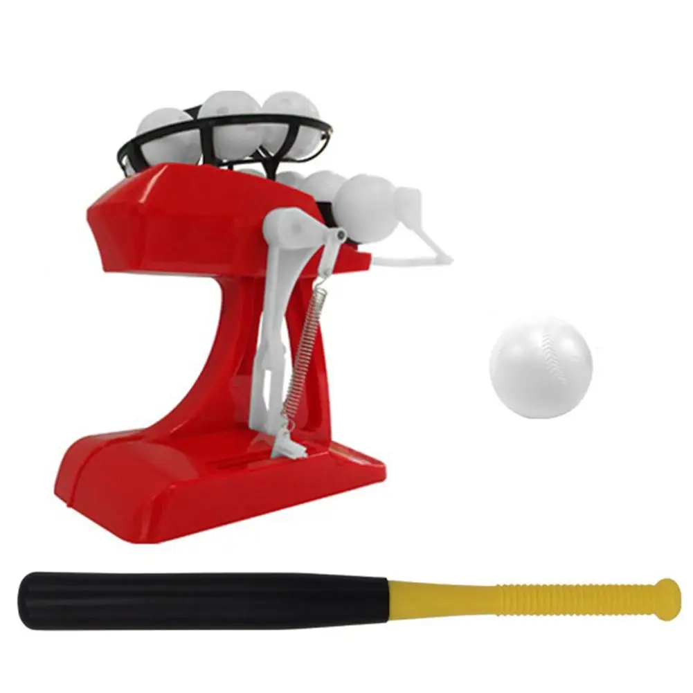 Electronic Baseball Pitching Machine Height Adjustable Ball Pitches Every 8 Seconds Automatic Serving For Children Exercise Electronic Baseball Pitching Machine Height Adjustable Ball Pitches Every 8 Seconds Automatic Serving For Children Exercise