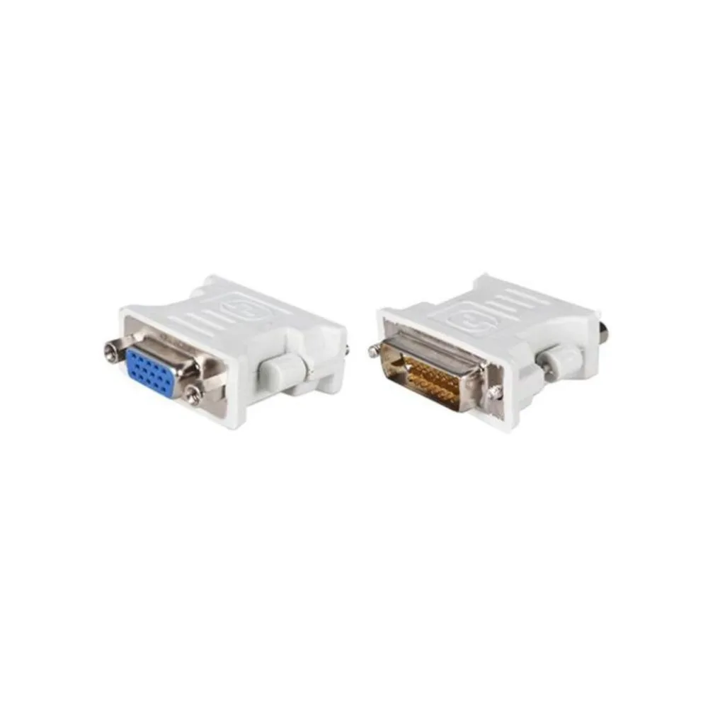 DVI D Мужской к VGA гнездо адаптер конвертер VGA к DVI/24+ 1 Pin Мужской к VGA Женский адаптер конвертер