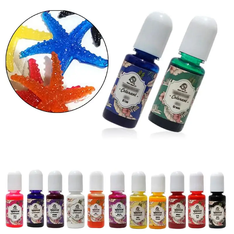 

DIY Crystal Epoxy Special Transparent Drop Color Fine Odorless Explosive Hand-Made Jewelry Accessories Oil Color Concentrate