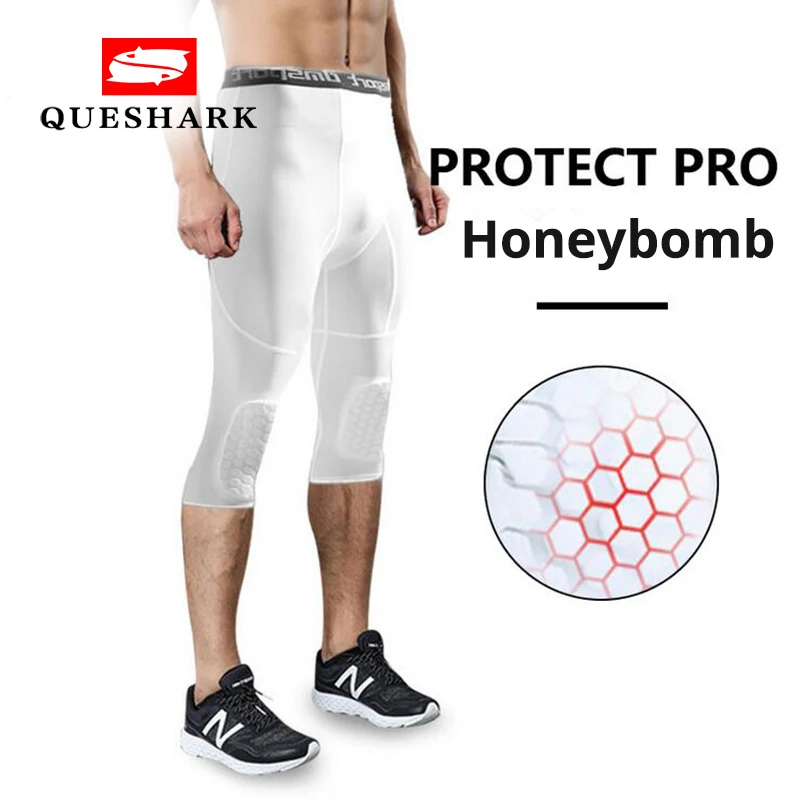 Баскетбольные наколенники Honeybomb мужские укороченные брюки беговые трико