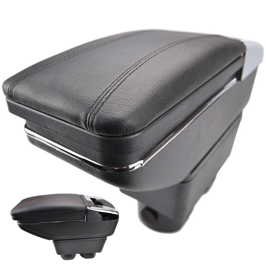

1pc 100% Brand new and high qaulity PU leather Storage Box Arm Rest Rotatable Armrest For Nissan Versa 2007-2011