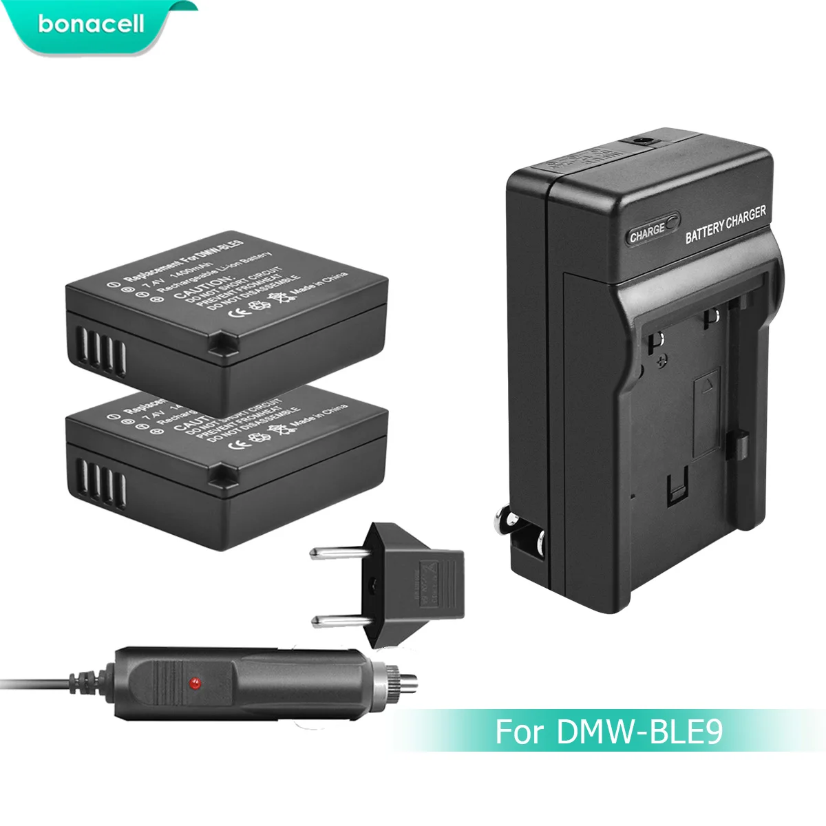 

Bonacell DMW-BLG10 DMW BLG10 DMW-BLE9 Camera Battery+Charger for Panasonic DMC GF6 GX7 GF3 GF5 DMW-BLG10GK LX100 GX80 GX85 L10
