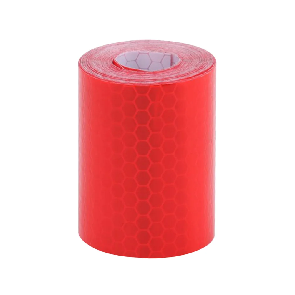 

4PCS Reflective Tape Self-Adhesive Waterproof Reflective Sticker Safety Vehicles Conspicuity Tape Trailers Trucks Warning Decor