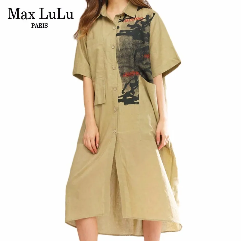 Max LuLu/роскошная женская элегантная одежда в Корейском стиле Женские Повседневные