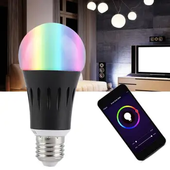

Smart WiFI LED Bulb Dimmable 16 Million Color Lamp Bulb Remote Voice Control Light Bulb AC85-265V lampada led