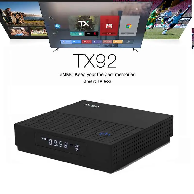 ТВ приставка Tanix TX92 S912 3 ГБ 32 Android 7 1 Восьмиядерный 1000 м LAN 5G Dual Wifi bluetooth 4 4K Smart Top Box