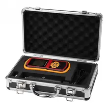 GM63B цифровой Виброметр портативный мини с ЖК-дисплеем Дисплей цифровой Виброметр с зондом 0-40