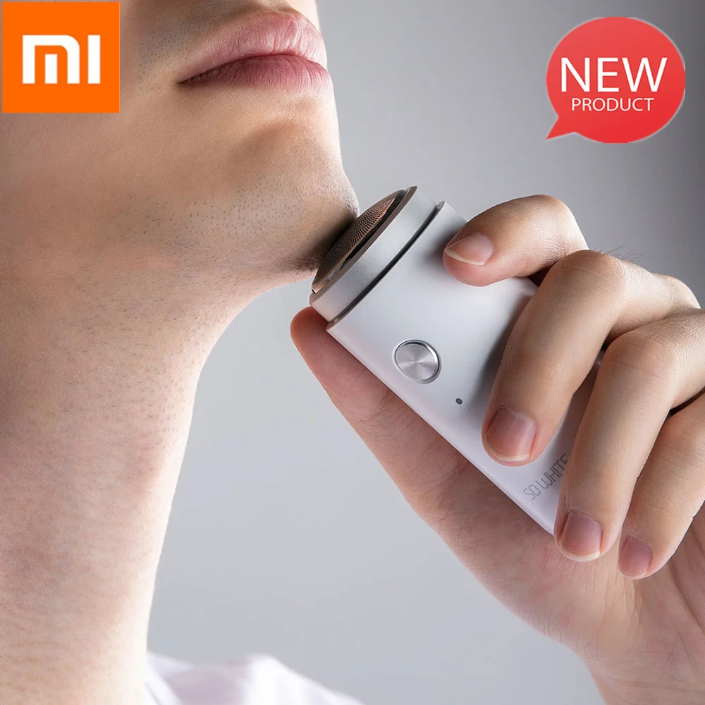 

Xiaomi Mijia SO WHITE ED1 Mini Electric Shaver For Men Portable Men'S Razors Head Dry Wet Shaving Washable Beard Trimmer Comfy