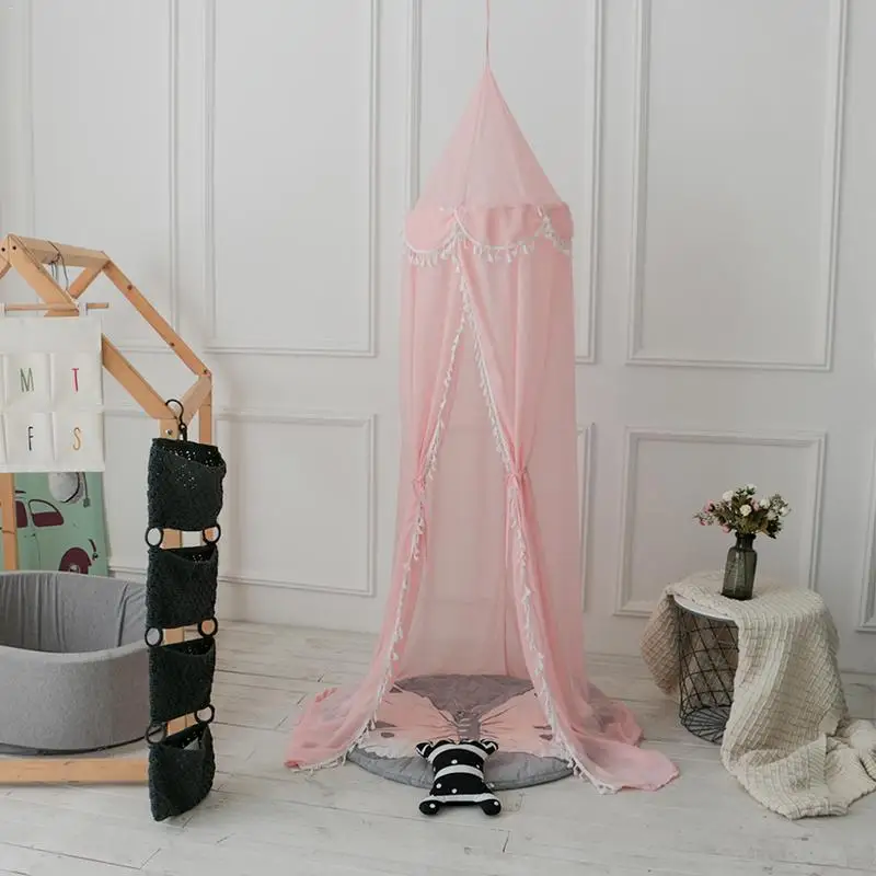 

Cotton Baby Canopy Mosquito Net Anti Mosquito Princess Bed Canopy Baby Girls Room Decoration Bed Canopy Pest control Reject Net