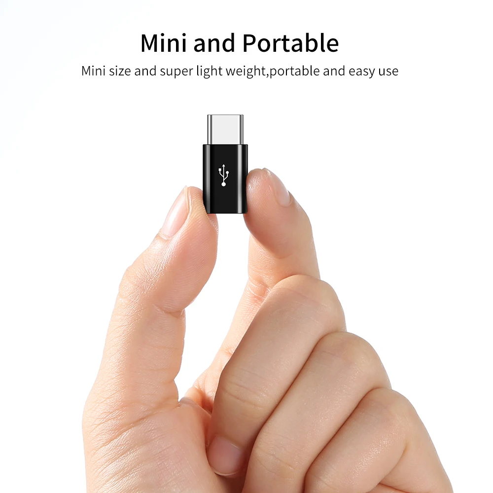 Переходник KISSCASE с type c папа на micro usb мама|Переходники и адаптеры| |