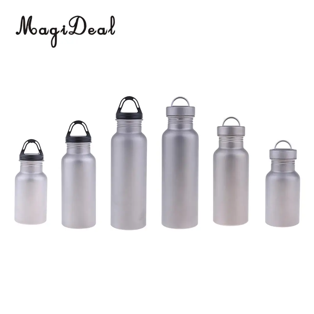 

Titanium Sports Drink Water Bottle Teapot Drinking Kettle Jug with Bottle Holder Bag for Camping Hiking