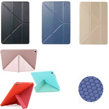 

Transformer Case For iPad Mini 5 2019 7.9" PU leather + Soft tpu Back Shock proof Smart Sleep and Weak Up Stand Case Cover