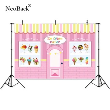 

Thin Vinyl ice cream parlor shop buffy kids baby children Photography studio Backgrounds professional indoor Photo Backdrops