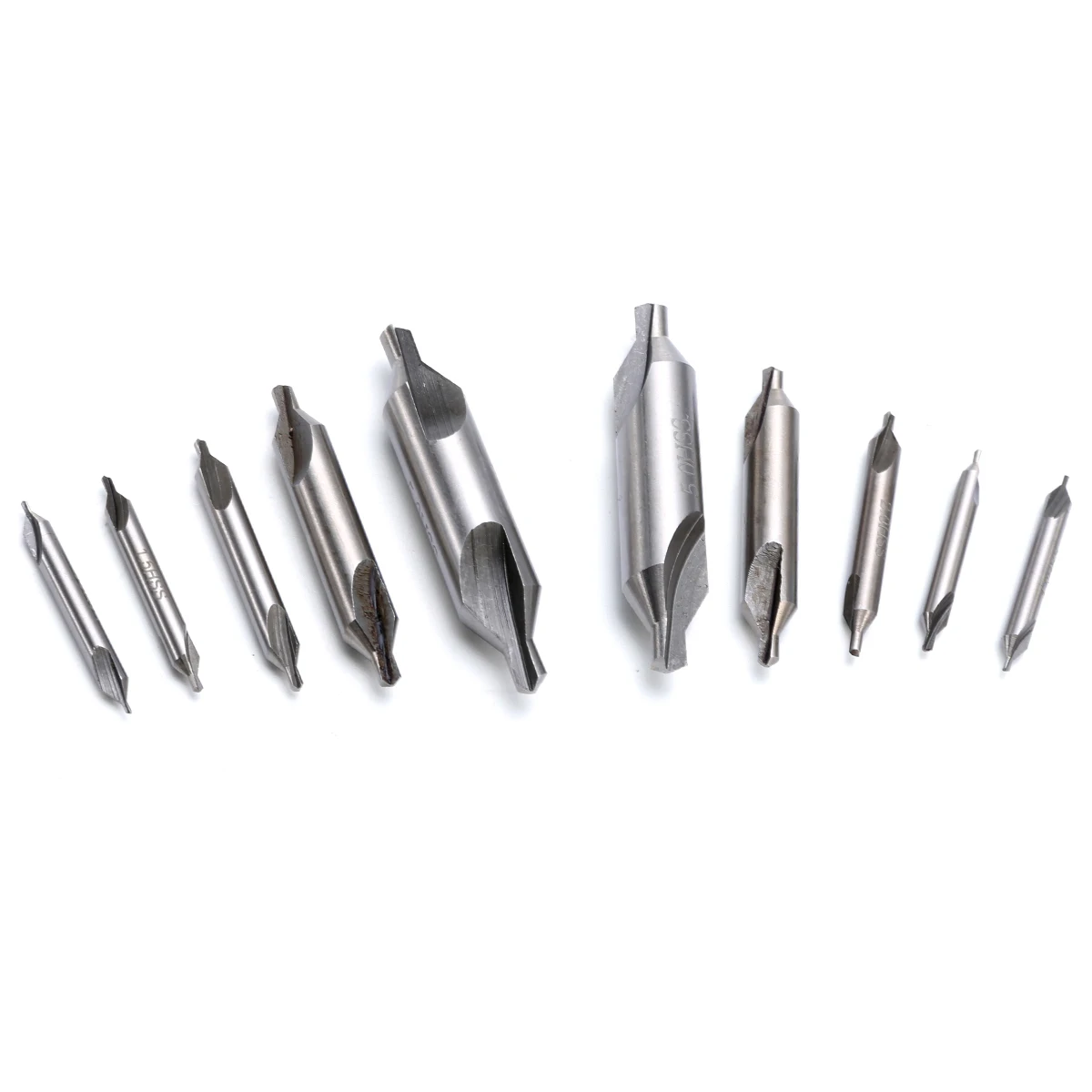 10pcs 60 Degree Combined Countersink Center Drills Bits 1/1.5/2/3.15/5mm High Speed Steel For Power Tools 10pcs 60 Degree Combined Countersink Center Drills Bits 1/1.5/2/3.15/5mm High Speed Steel For Power Tools