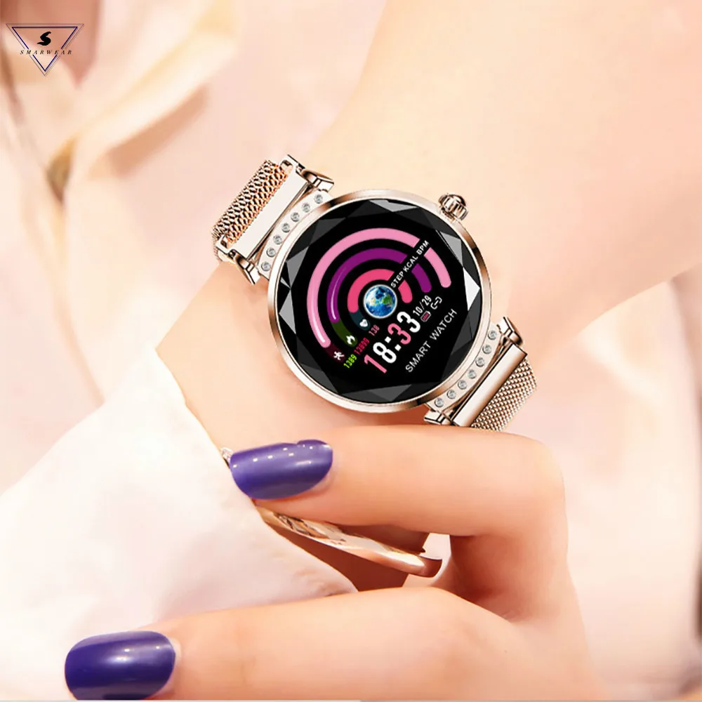 

Lady Gift New H2 Smart Watch Women Heart Rate Monitor Blood Pressure Smartwatch Fitness Bracelet Pedometer for IOS Android