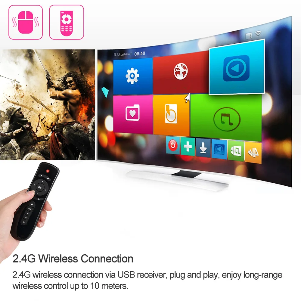 T2 Fly Air Mouse 2 4G беспроводной 3D гироскоп пульт дистанционного управления для ПК Smart TV